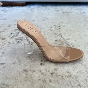 NWT Clear Heels